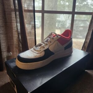 Nike Air force 1 LV8 Size 7Y Red, White and Blue